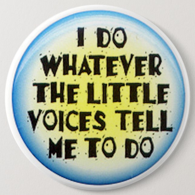 COLOSSAL Humourous, 6 inch Backpack Pins buttons (Front)