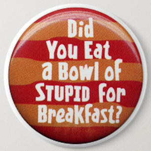 COLOSSAL Humourous, 6 inch Backpack Pins buttons