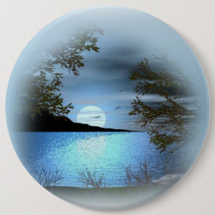 COLOSSAL Lake Beach, 6 inch Pins buttons