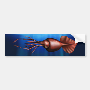 Colossal Squid Bumper Sticker