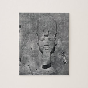 Colossal statue of Ramesses II at Abu Simbel, 1850 Jigsaw Puzzle