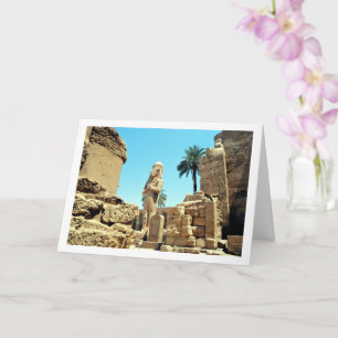 Colossal Statue Of Ramses II, Luxor Temple Card