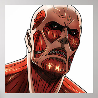 Colossal Titan  Attack On Titan Poster