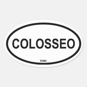 COLOSSEO OVAL STICKER