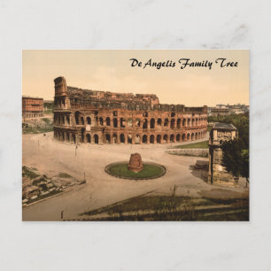 Colosseum and Meta Sudans, Rome, Italy Postcard