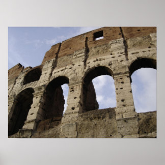 Colosseum arches poster