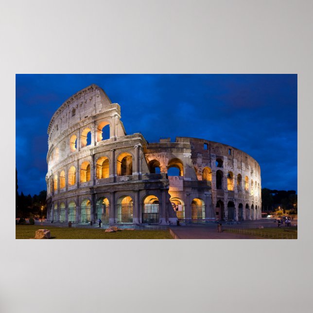 Colosseum at Dusk Poster (Front)