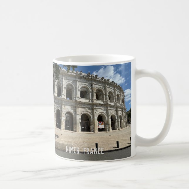 Colosseum in Nimes, France on a Coffee Mug (Right)
