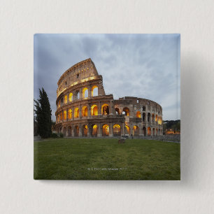 Colosseum in Rome, Italy 15 Cm Square Badge