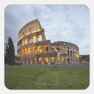 Colosseum in Rome, Italy Square Sticker