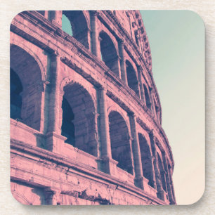 Colosseum in Rome. Monumental 3-tiered Roman Coaster
