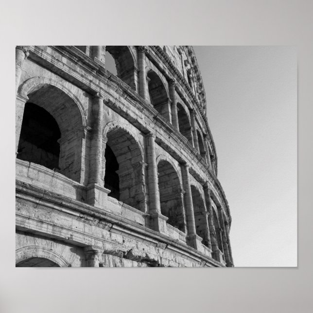 Colosseum in Rome. Monumental Roman amphitheatre Poster (Front)
