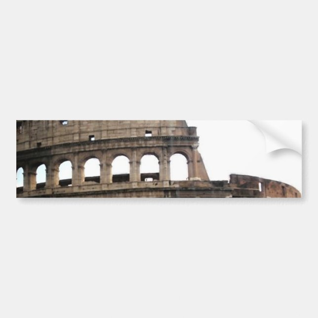 Colosseum Italian Travel Photo Bumper Sticker (Front)