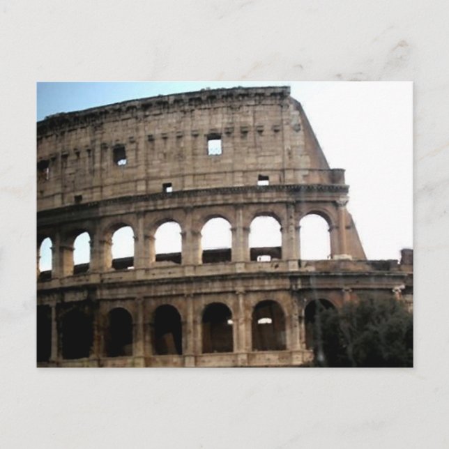 Colosseum Italian Travel Photo Postcard (Front)