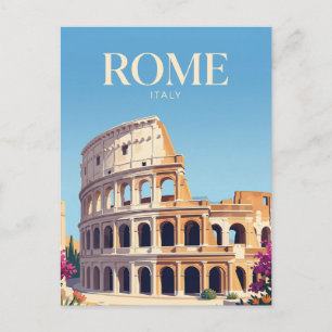 Colosseum Italy Postcard