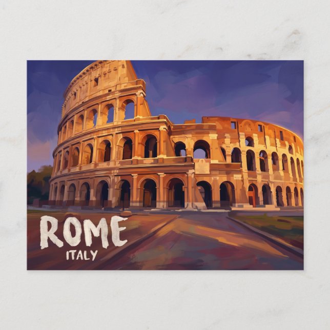 Colosseum Italy Postcard (Front)