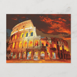 Colosseum Italy Rome #2 Postcard