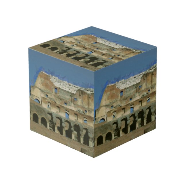 Colosseum painting, Rome Cube (Front Angled)