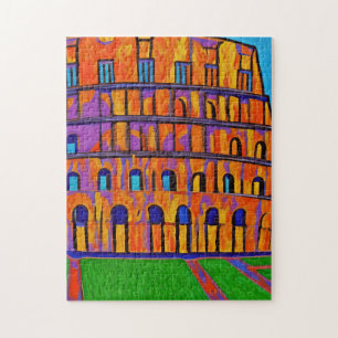 Colosseum pop art painting jigsaw puzzle