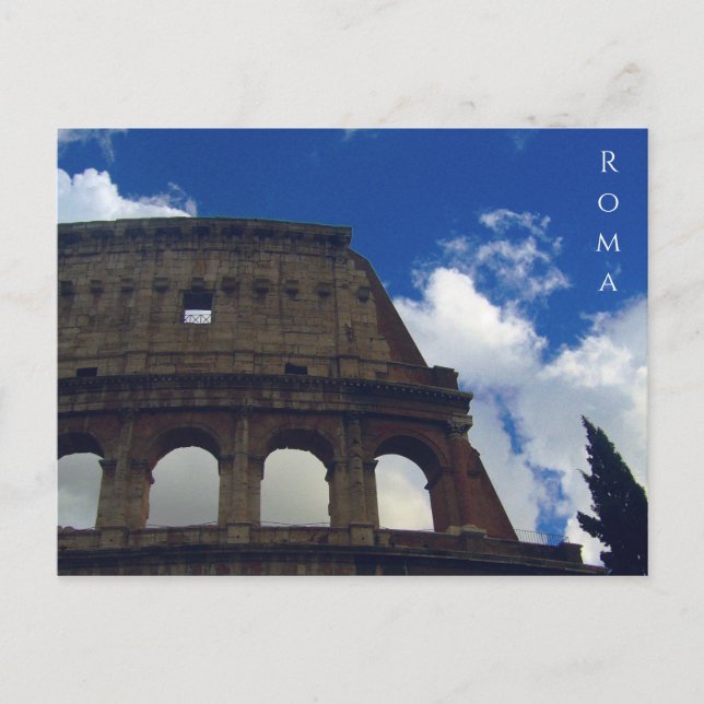 colosseum roma postcard (Front)