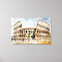 Colosseum, Rome - Italy Canvas Print
