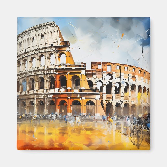 Colosseum Rome Italy Magnet (Front)