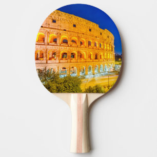 Colosseum Rome Italy Ping Pong Paddle
