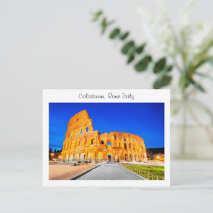 Colosseum -Rome Italy  Postcard