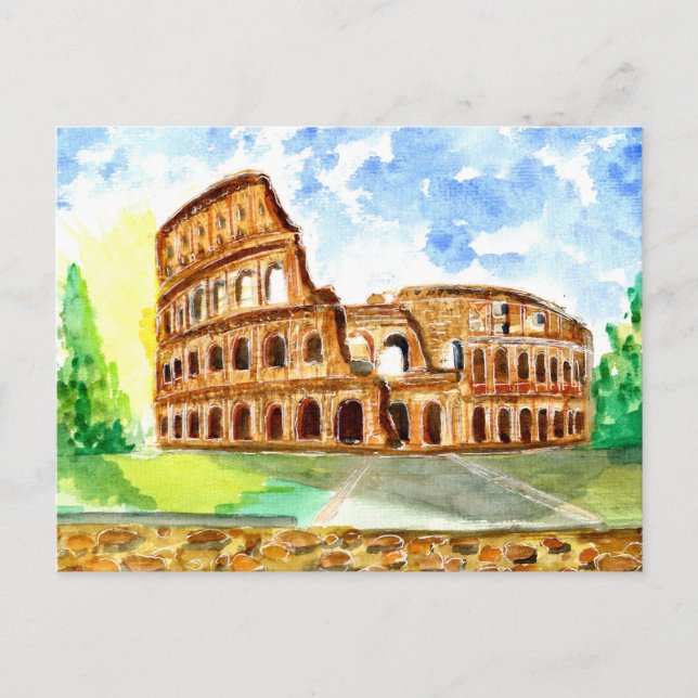 Colosseum Rome Italy Postcard (Front)