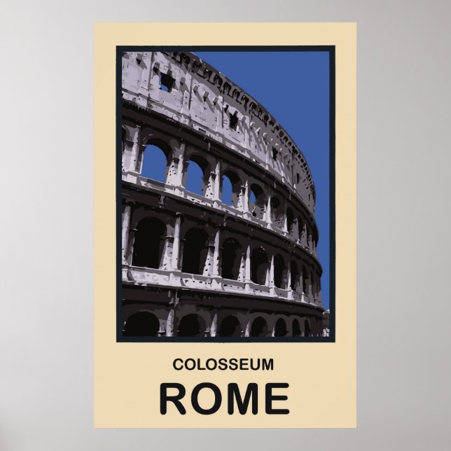 Colosseum Rome Italy Poster (Front)