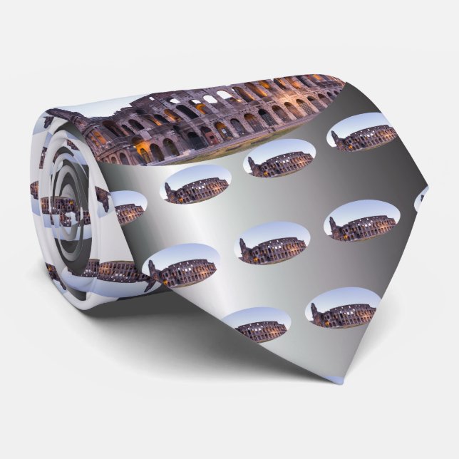 Colosseum - Rome - Italy Tie (Rolled)
