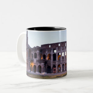 Colosseum - Rome - Italy Two-Tone Coffee Mug