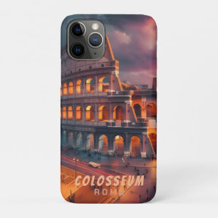 Colosseum Rome Italy Vintage Travel iPhone 11 Pro Case