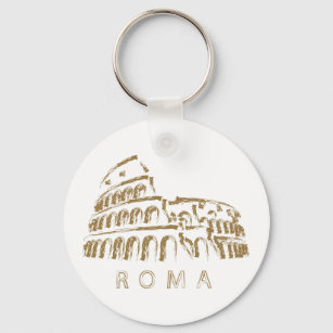 Colosseum Rome Keychain