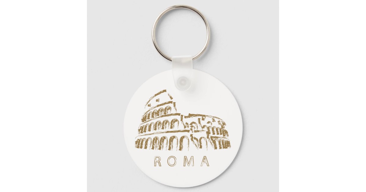 Colosseum Rome Keychain Zazzle