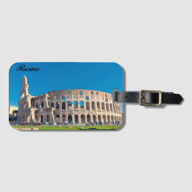 Colosseum, Rome Luggage Tag (Front Horizontal)