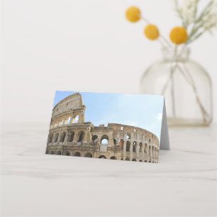 Colosseum Rome Photography Place Card