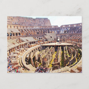 Colosseum Rome Photography Postcard