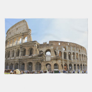 Colosseum Rome Photography Tea Towel