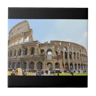 Colosseum Rome Photography Tile