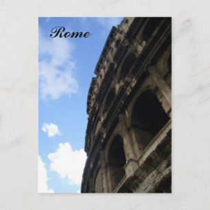colosseum rome postcard