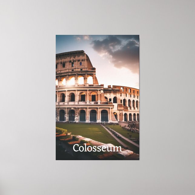 Colosseum: Rome's Majestic Wonder Canvas Print (Front)