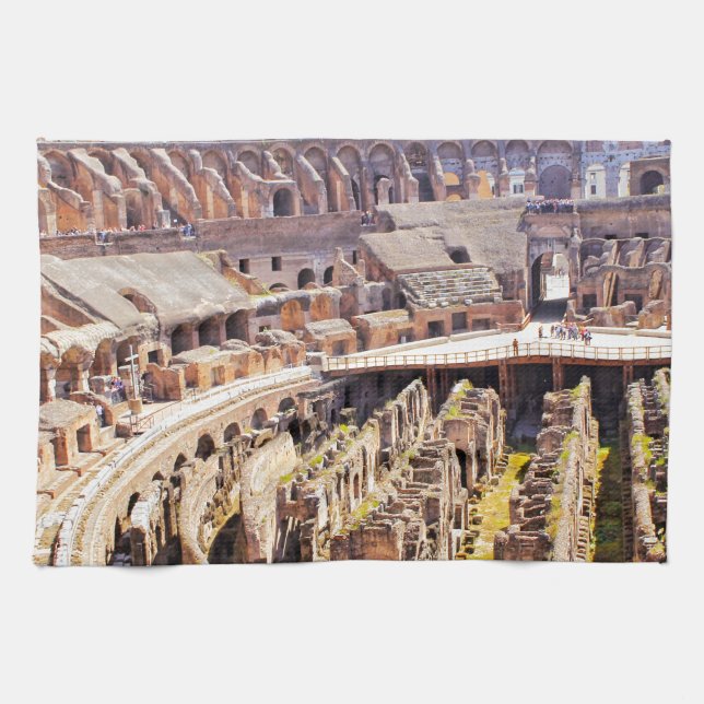 colosseum tea towel (Horizontal)