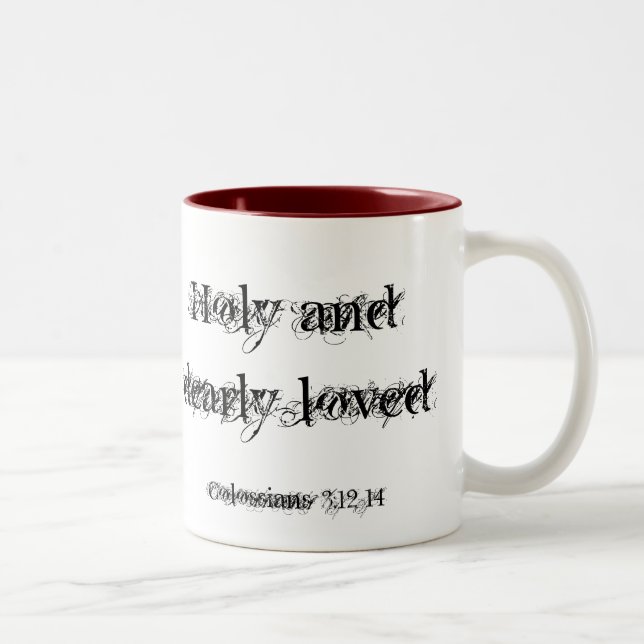 Colossians 3:12-14 mug (Right)