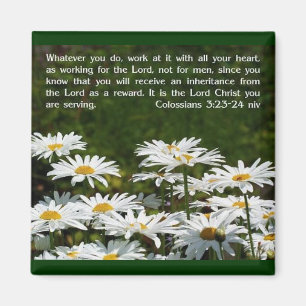 Colossians 3:23-24 magnet