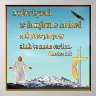 Colossians 3:23 posters