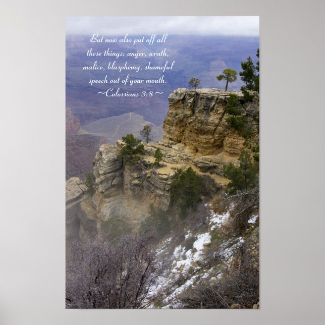 Colossians 3:8 Poster (Front)