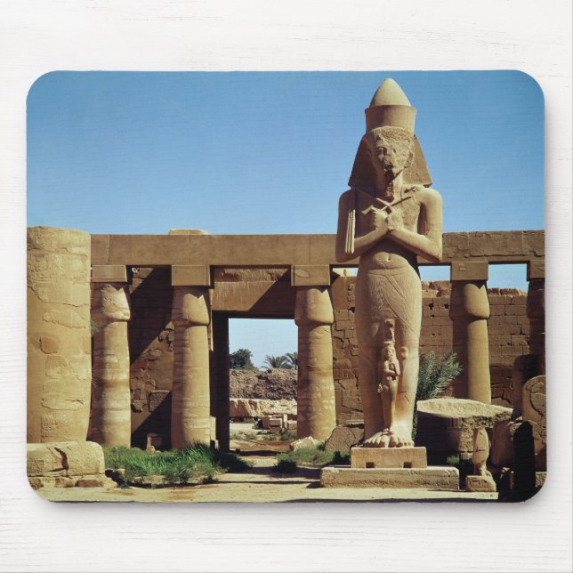 Colossus of Ramesses II: standing statue of Mouse Mat (Front)