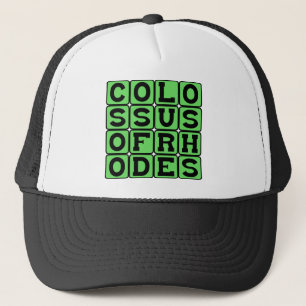Colossus of Rhodes, Wonder of the World Trucker Hat