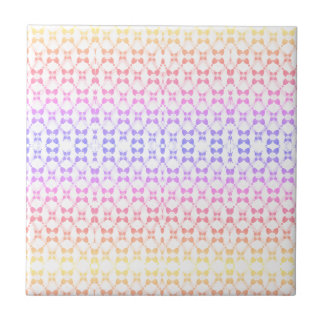 Colouful patterned tile